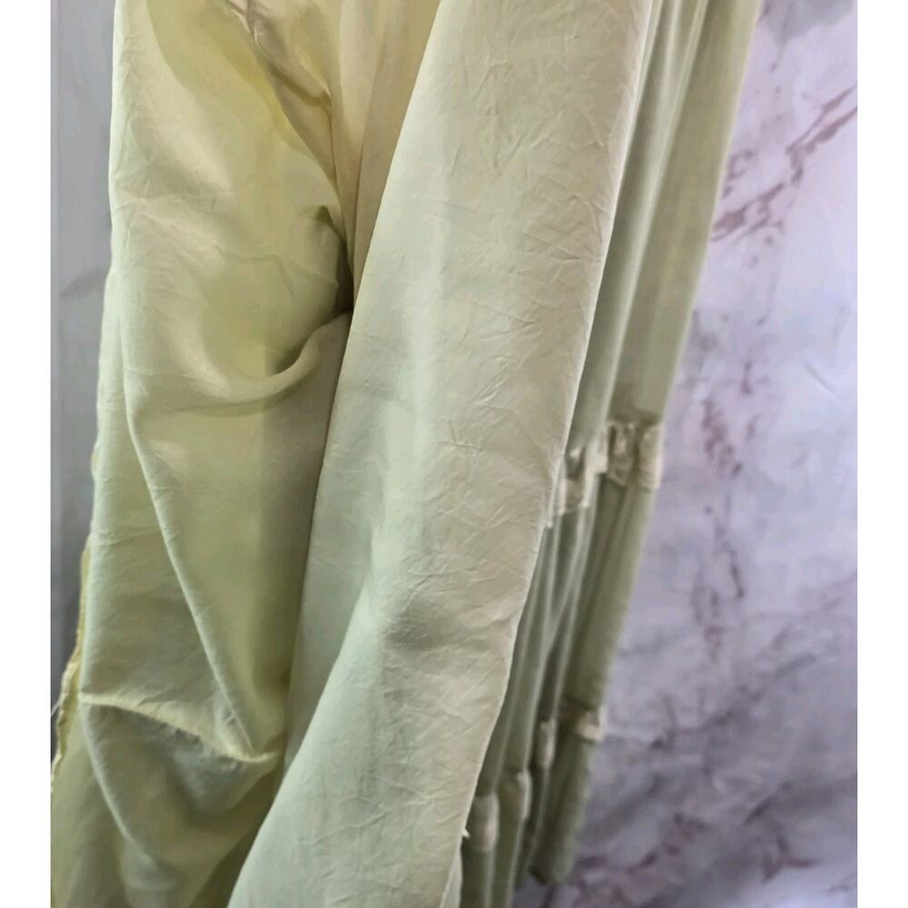Vintage Peasant Dress Women XS Green Prairie Cottagecore Jessica Gunne Sax - Picture 15 of 16